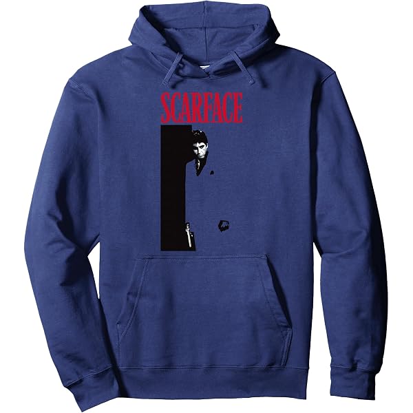 Amazon.com: Scarface Black and White Movie Poster Hoodie Pullover